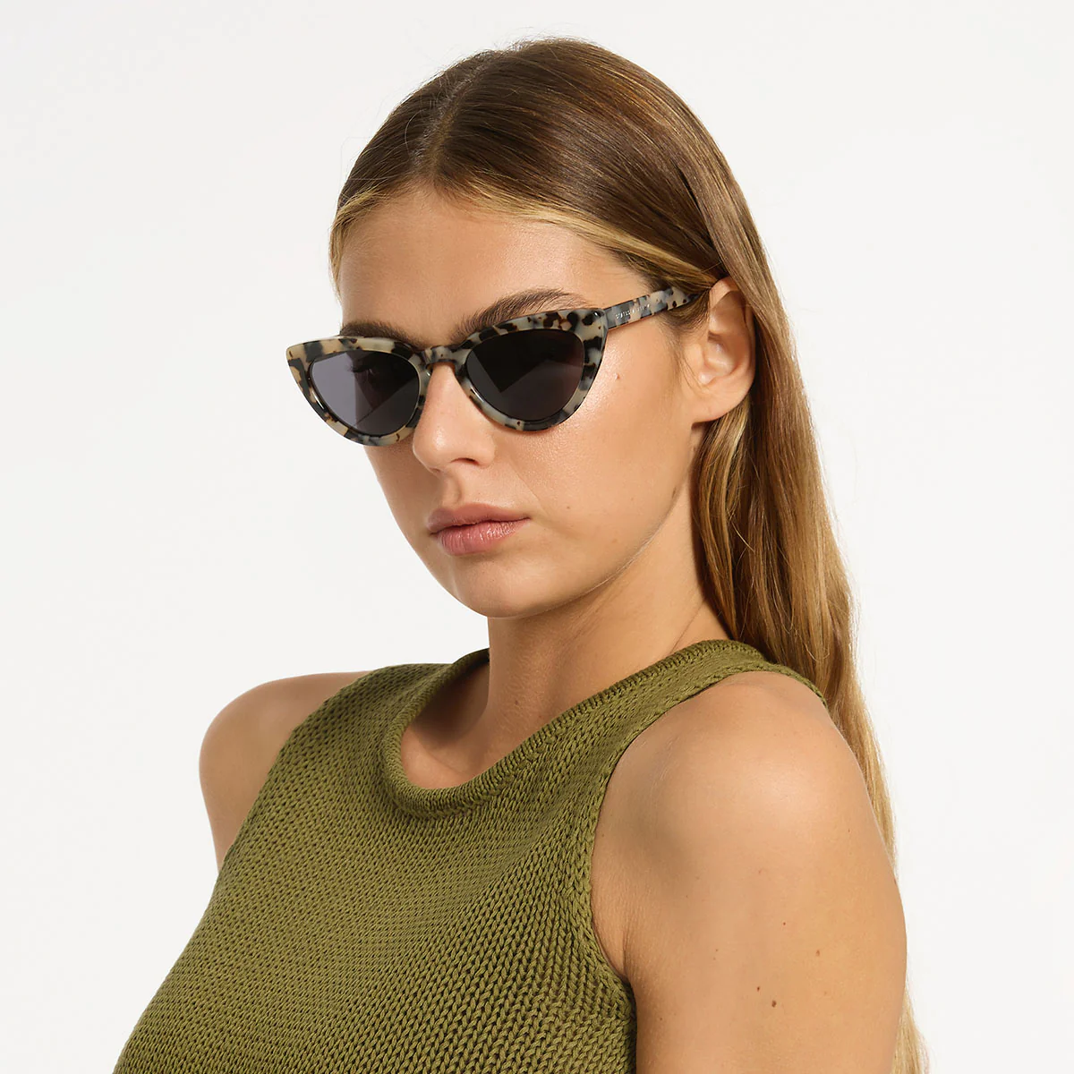Villain Sunglasses - White Tort - Image 2