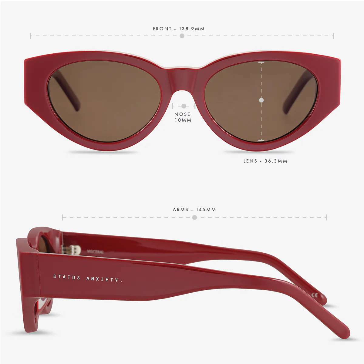 Visceral Sunglasses - Cherry - Image 6