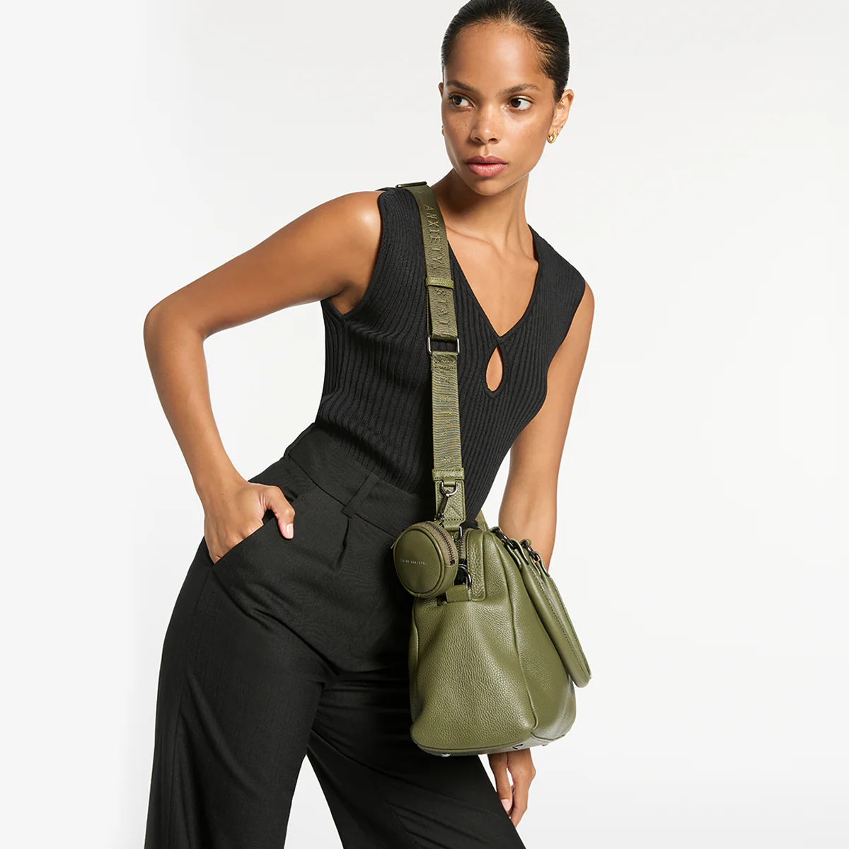 Web Strap Thin - Khaki - Image 7