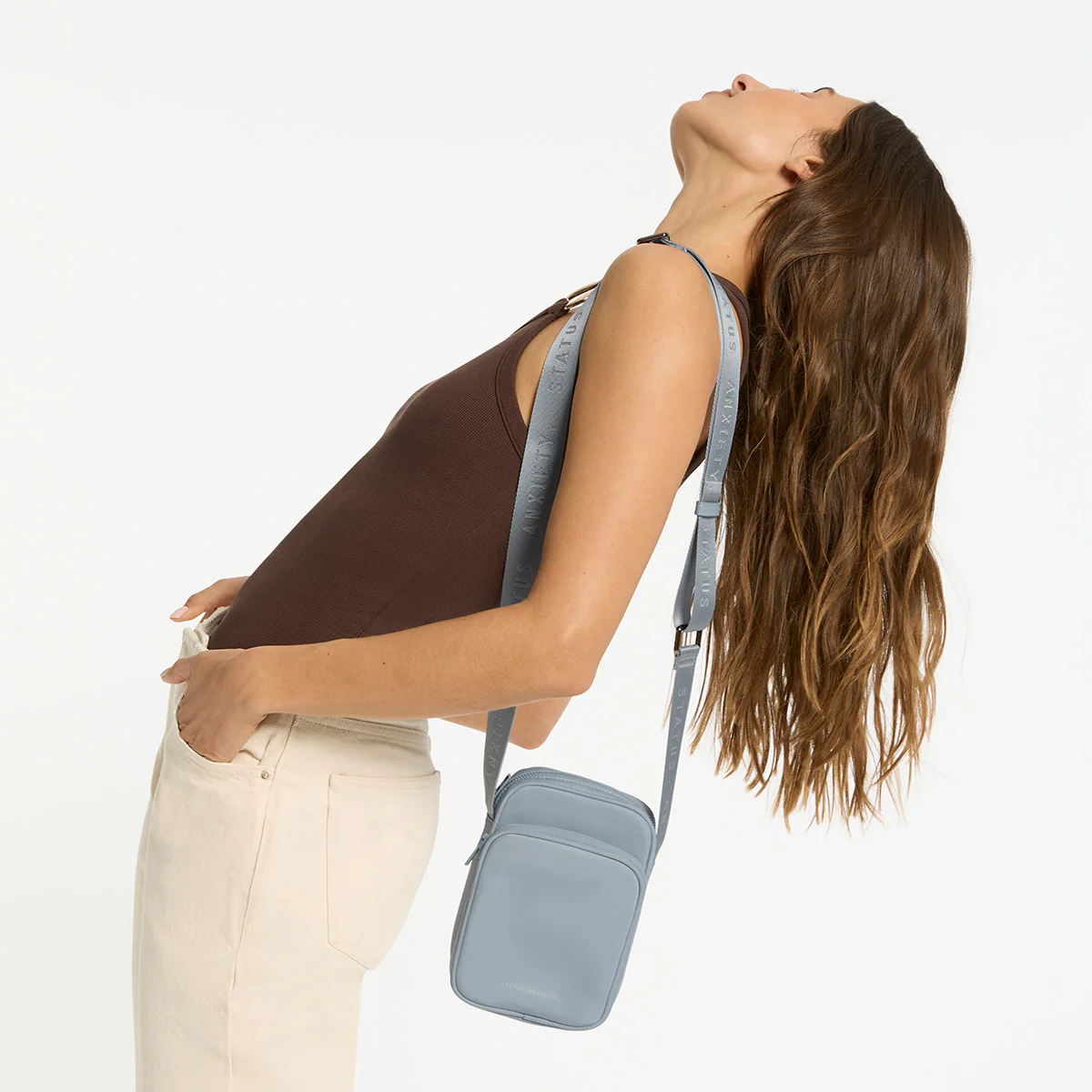 Winnie Recycled Bag - Soft Blue - Image 10