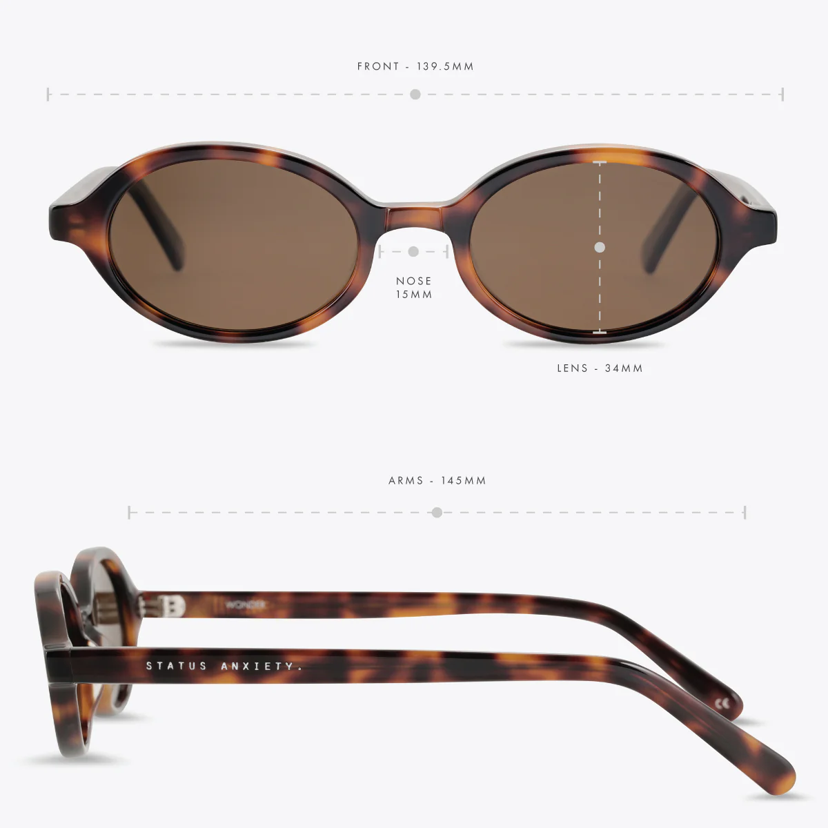 Wonder Sunglasses - Brown Tort - Image 6