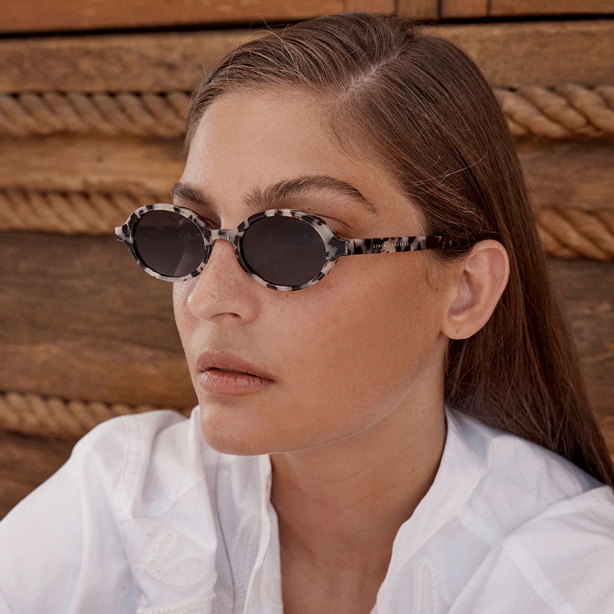 Wonder Sunglasses - White Tort - Image 9